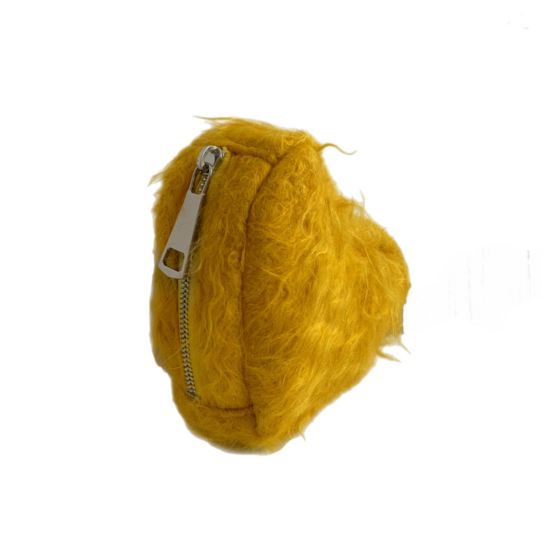 yellow mohair mini